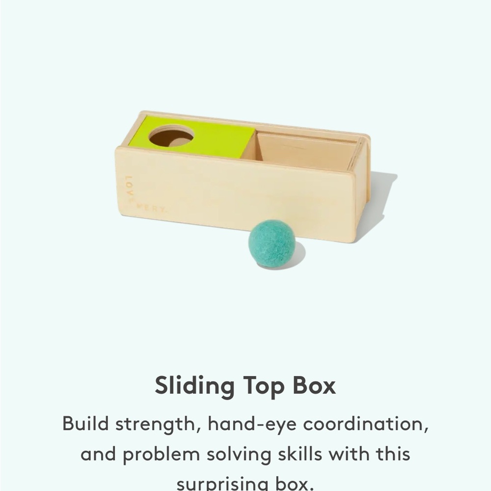 Sliding Top Box Toy - Lovevery
